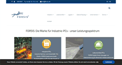 Desktop Screenshot of forsis.de