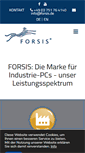 Mobile Screenshot of forsis.de