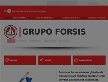 Tablet Screenshot of forsis.com.mx